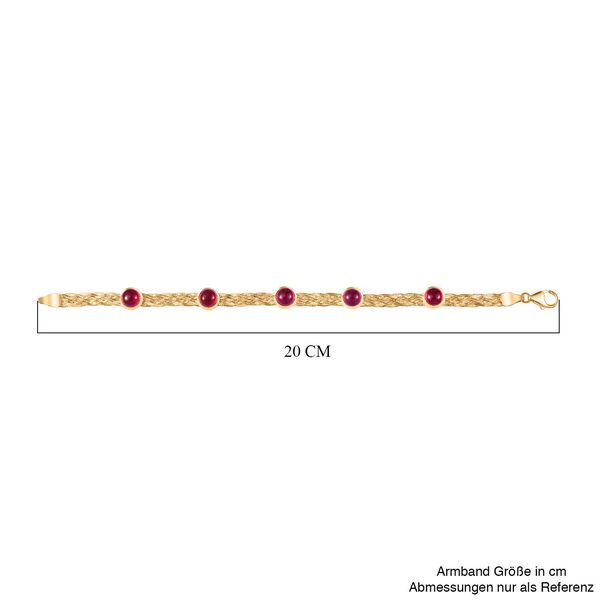 AA afrikanisches Rubin Armband, 19 cm - 8,15 ct. image number 4