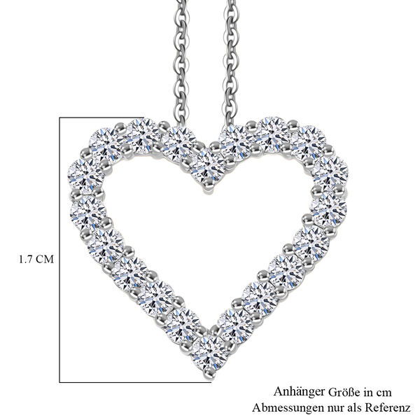 LUXURIANT DIAMOND - Lab Grown Diamant SI-GH SGL zertifiziert Schmuckset ca. 45 cm 925 Silber rhodiniert ca. 1.00 ct image number 6