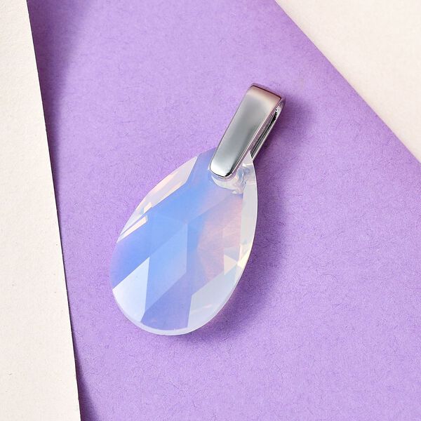 Kristall Anhänger 925 Silber platiniert image number 2