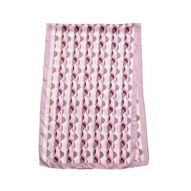 LA MAREY 100% Maulbeeren-Seidenschal, 55x170 cm, Wellen