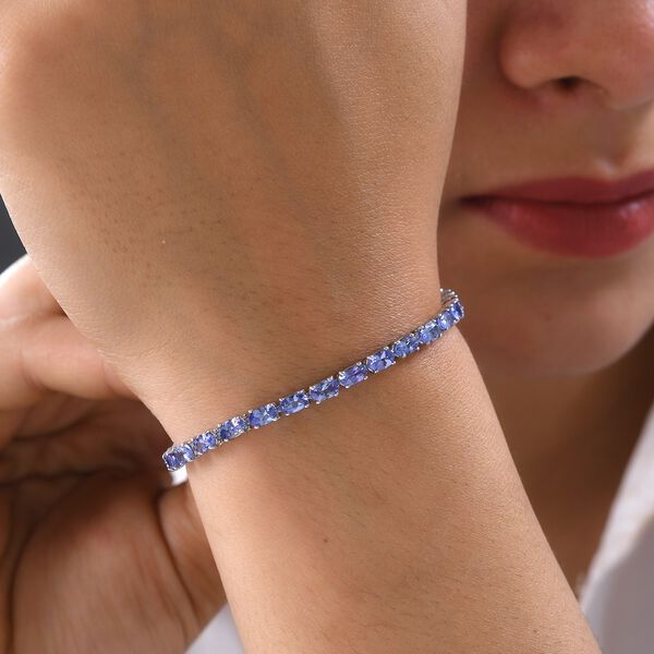 AA Tansanit Eternity Armband, 19cm - 7,20 ct. image number 3