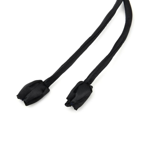 Schmuckorganizer aus Satin mit Stickerei und 5 Premium-Poliertüchern, 20x9cm, Schwarz image number 9