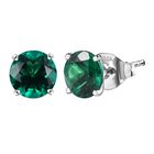 AAA Lab Grown Smaragd Ohrringe 417 Gold ca. 3.12 ct