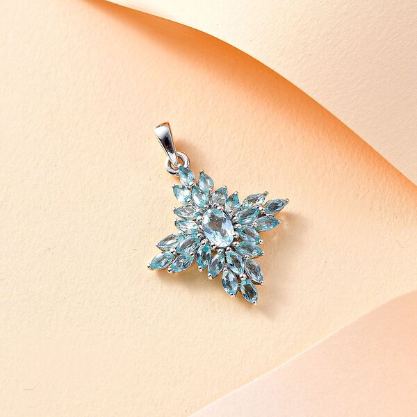 AA Lagunen Apatit Anh&auml;nger - 2,62 ct. image number 2