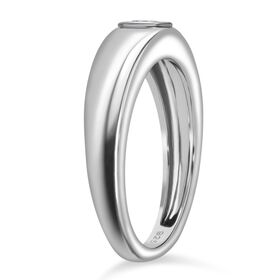 LUXURIANT VS-EF Labor Diamant Ring, 925 Silber rhodiniert - 0,25 ct.