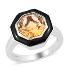 Citrin Ring, 925 Silber platiniert  ca. 2,61 ct image number 3