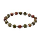 Unakite Armband ca. Flexibles cm ca. 60.00 ct