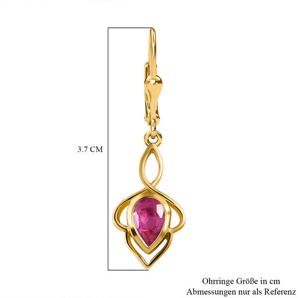 Ilakaka Rosa Saphir Ohrringe - 1,87 ct. image number 6