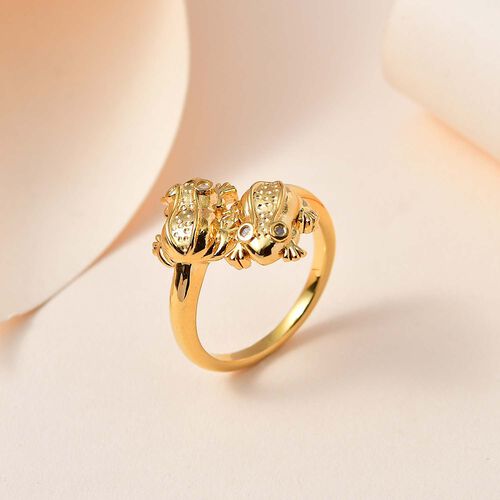 GP Italian Garden Kollektion - Diamant und Kanchanaburi blauer Saphir-Ring image number 1