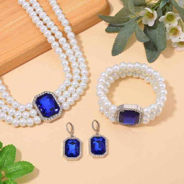 Glas Schmuckset image number 2