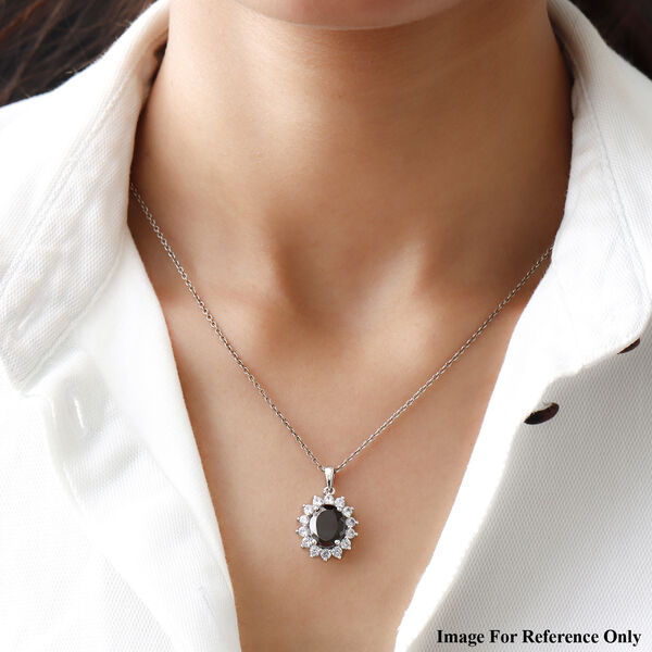 Elite Shungit und Zirkon Anh&auml;nger - 4,31 ct. image number 2