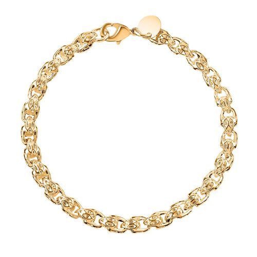Designer Insipiriert Armband, ca. 19 cm, ca. 12g, goldfarben image number 0