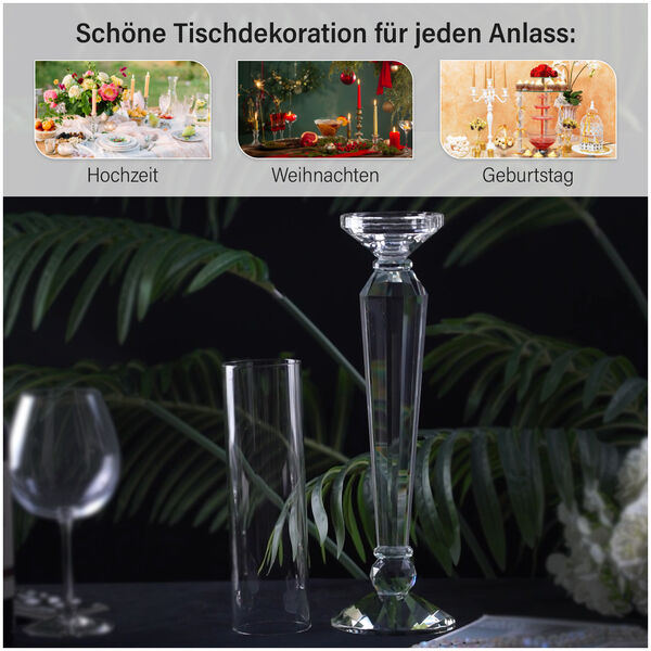 The 5th Season Kristall-Kerzenhalter, 59cm image number 6