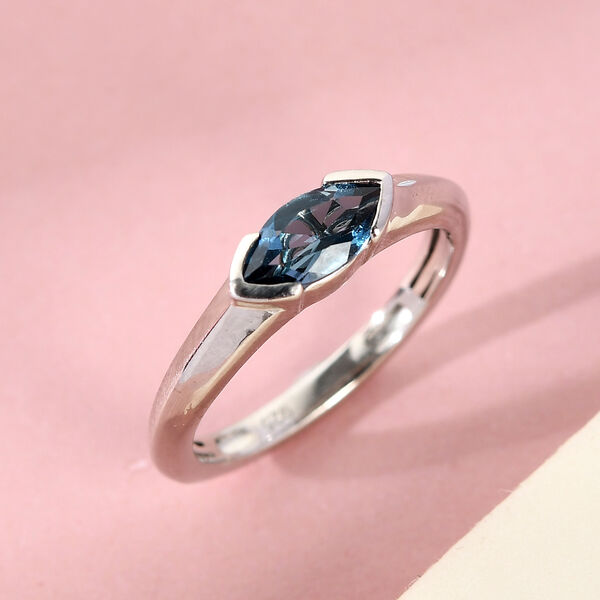 London Blau Topas-Ring - 0,20 ct. image number 2