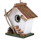 Handgefertigtes Vogelhaus aus Naturholz und MDF image number 1
