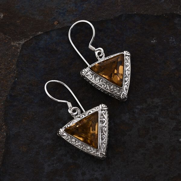 Royal Bali Kollektion- Citrin Ohrringe - 7 ct. image number 2