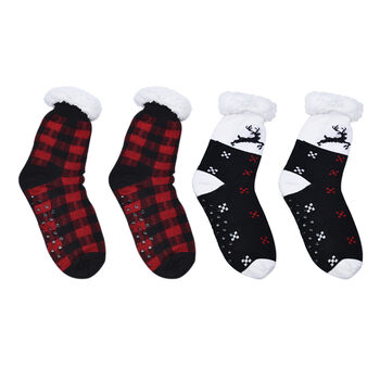  anti slip rubber ;60%Acrylic+30%polyester+10%spandex;sole-24cm/9.44inch;240g,STG  : Acrylic  : Socks : One Size : Red