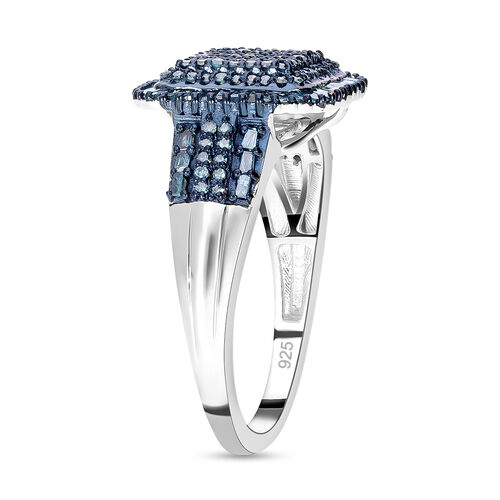 Blauer Diamant-Ring - 1 ct. image number 1