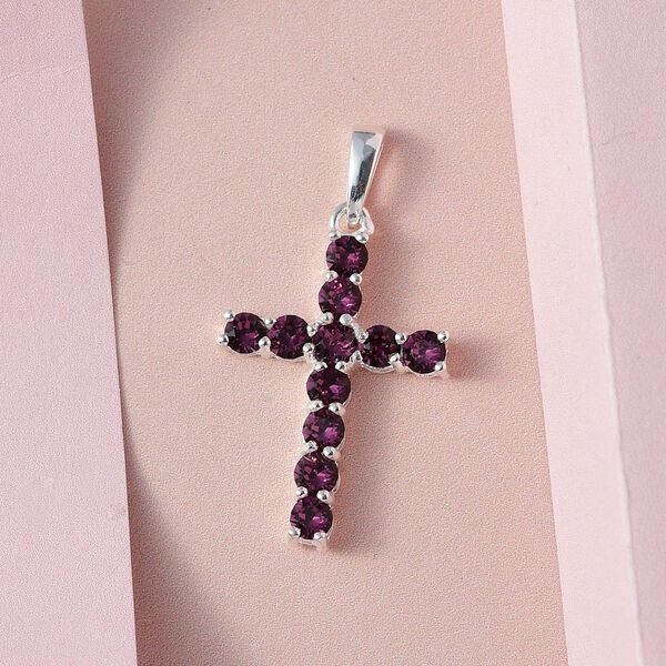 Violetter Kristall-Anh&auml;nger - 0,81 ct. image number 3