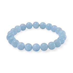 Flexibles Aquamarin Armband - 130 ct.