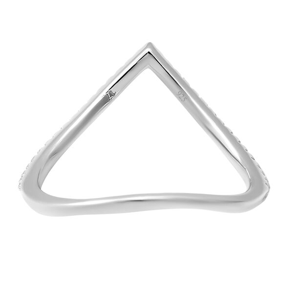 LUSTRO STELLA - weißer Zirkonia-Ring, 925 Silber rhodiniert  ca. 0,29 ct image number 4