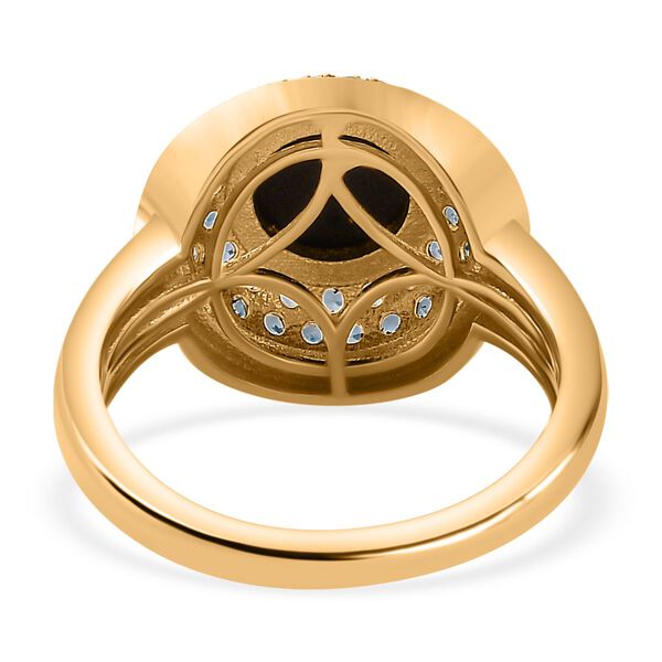 Boulder Opal Triplett und  blauer Apatit-Ring - 2,10 ct. image number 8