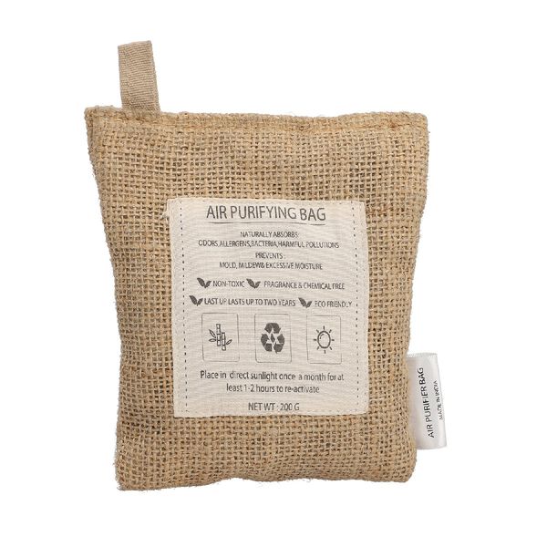 3er-Set Aktivkohle Beutel Luftreinigend, feuchtigkeits- und geruchsabsorbierend, Wiederauladbar, je 200 g image number 3