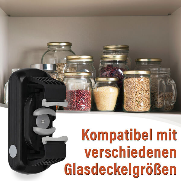 Homesmart - Elektrischer Dosenöffner, Küchenhilfe, schwarz image number 2