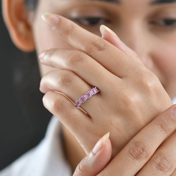 D'Joy Ilakaka rosa Saphir und Zirkon Ring - 1,62 ct. image number 2