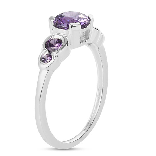 LUSTRO STELLA Amethyst Zirkonia Ring 925 Silber image number 5