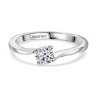 LUXURIANT DIAMOND - Lab Grown Diamant SI-GH Ring 925 Silber rhodiniert (Größe 18.00) ca. 0.33 ct
