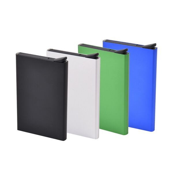 4er Set - Kartenhalter mit RFID-Schutz, k&uuml;hle T&ouml;ne