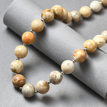 EverTrue mehrfarbige fossile Koralle 45cm Halskette - 350 ct.