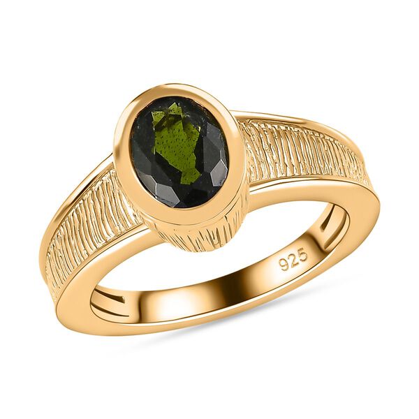 Natürlicher Chromdiopsid-Ring - 1,05 ct. image number 4