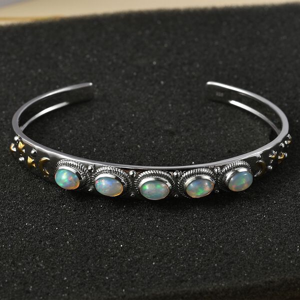 AA Natürlicher, äthiopischer Welo Opal-Armreif -19 cm  - 2,69 ct. image number 9