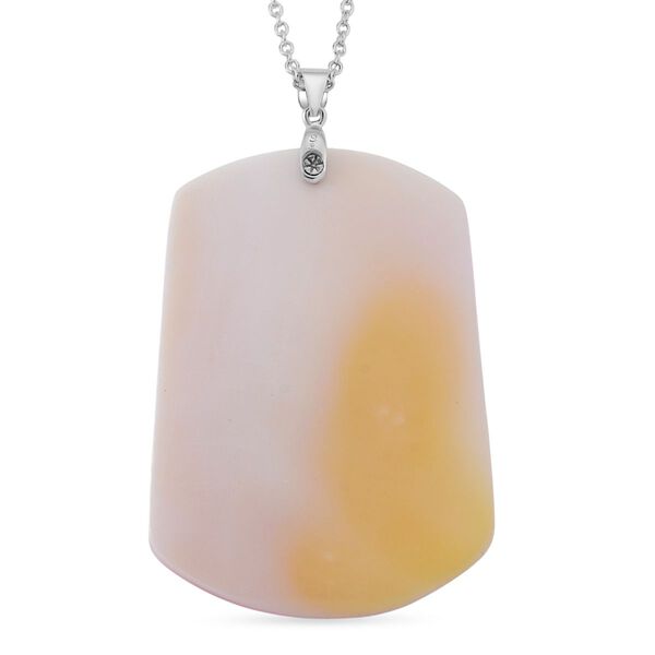 D'Joy Natürlicher Rosa Königsmuschel Perle Schmuckset ca. 50 cm 925 Silber rhodiniert ca. 0,00 ct. image number 4