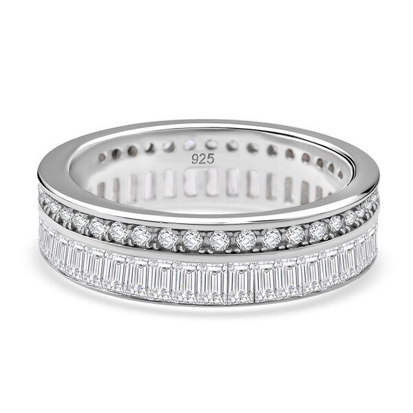 LUSTRO STELLA wei&szlig;er Zirkonia Eternity Bandring image number 5