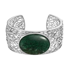 Grüner Aventurin-Armreif, 19cm - 63,26 ct.