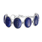 Lapislazuli-Armband, 19 cm, silberfarben ca. 150,00 ct image number 0