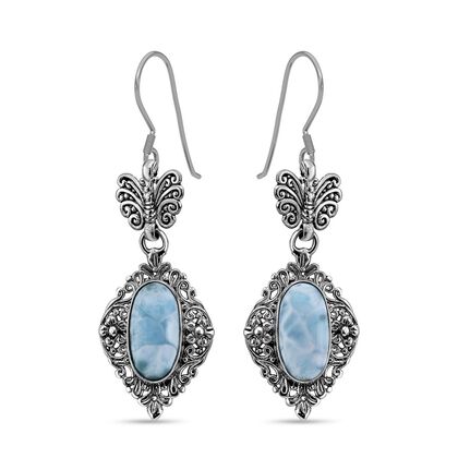 Royal Bali Kollektion - Larimar Ohrringe, 12,07 ct.