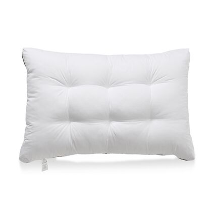 SERENITY NIGHT Weltpremiere: 5-in-1-Kissen mit echtem Daunen, Kunstdaunen und Memory-Schaum, 50x75cm