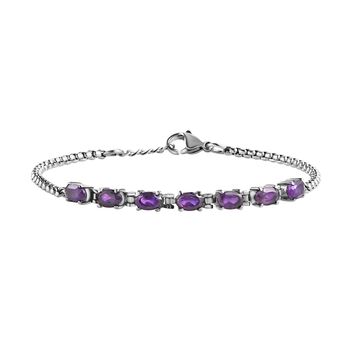 Subtiles afrikanisches Amethyst-Armband