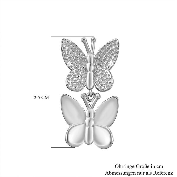 Schmetterlings-Ohrringe im Designer-Stil image number 6