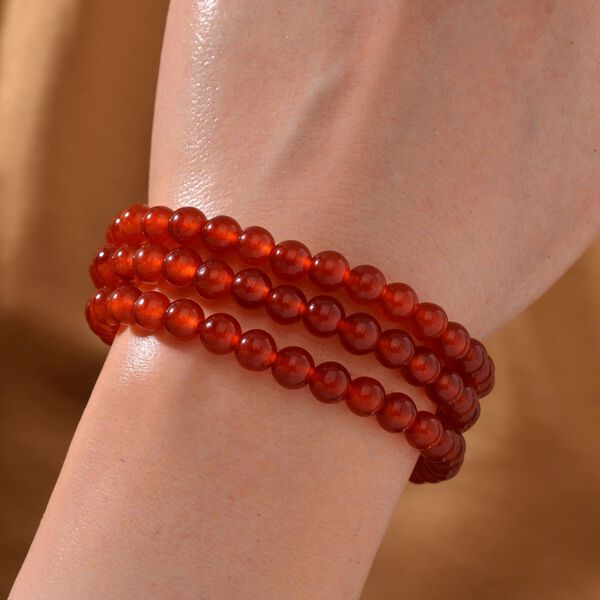 Rotes Achat-Armband, 18 cm - 30 ct image number 2