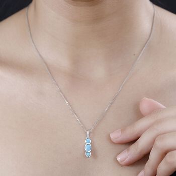 AA Sleeping Beauty T&uuml;rkis Anh&auml;nger - 0,75 ct.