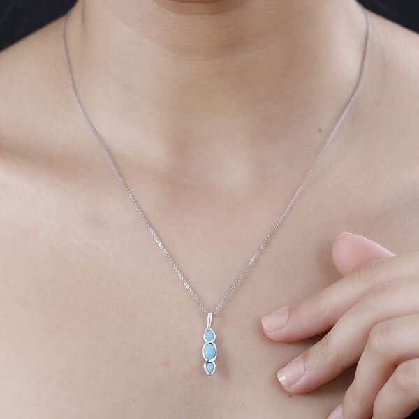 AA Sleeping Beauty Türkis Anhänger - 0,75 ct. image number 3