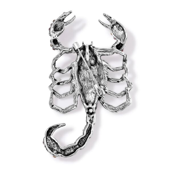 Neongr&uuml;ner Kristall, Rosa Kristall Brosche Antik-silber-Plattierung image number 3