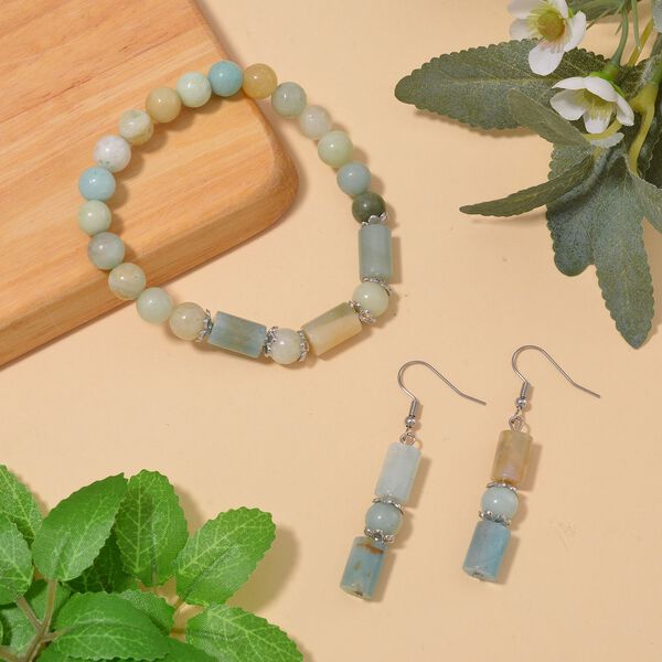 Mehrfarbiges Amazonit-Schmuckset - 136 ct. image number 1