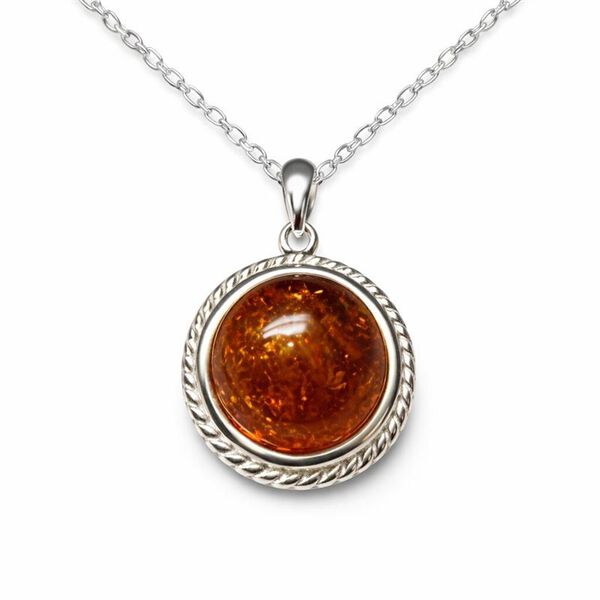 Bernstein Schmuckset ca. 43 cm 925 Silber