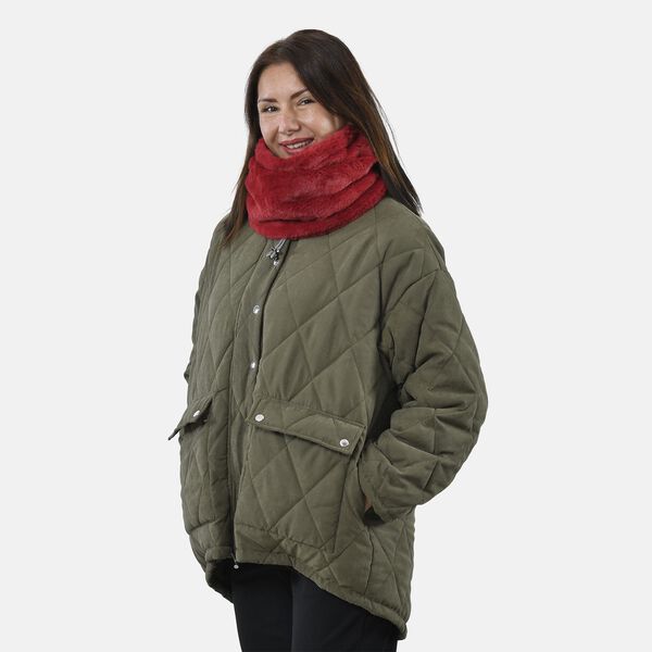 2-in-1 Infinity Schal, Burgunder image number 2